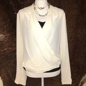 Anthropology Wrap Blouse